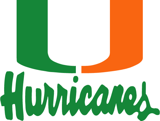 Miami Hurricanes 1979-1999 Wordmark Logo t shirts iron on transfers
